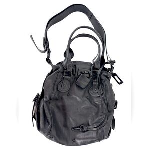 CHLOE Calfskin Paddington Satchel Black As Is
